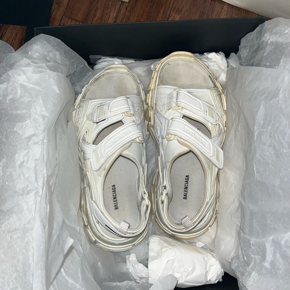 Balenciaga White Sandals